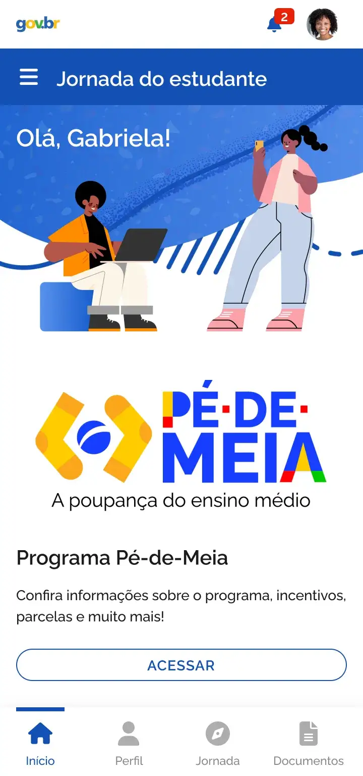 Bridge Pe-de-Meia mobile screen
